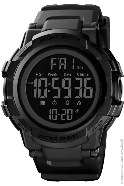 Skmei   1568 Black, 1568BK (17155)