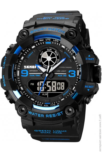 Skmei Часы наручные мужские 1818 Blue, 1818BU (12268) Skmei Часы наручные мужские 1818 Blue, 1818BU (12268)