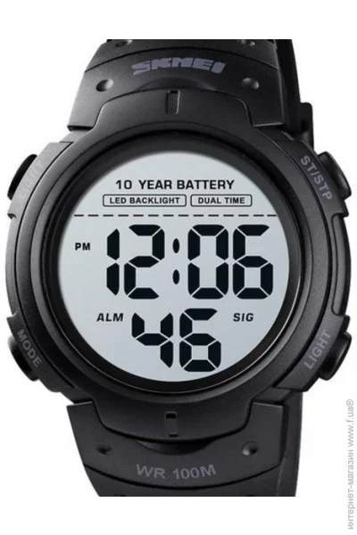 Skmei   Neon 10 Bar Black
