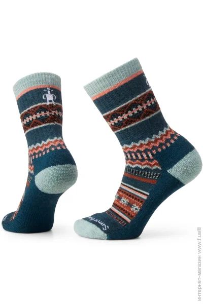  Smartwool Everyday Snowed In Sweater Crew   (Twilight Blue, M) (SW SW002186.G74-M)