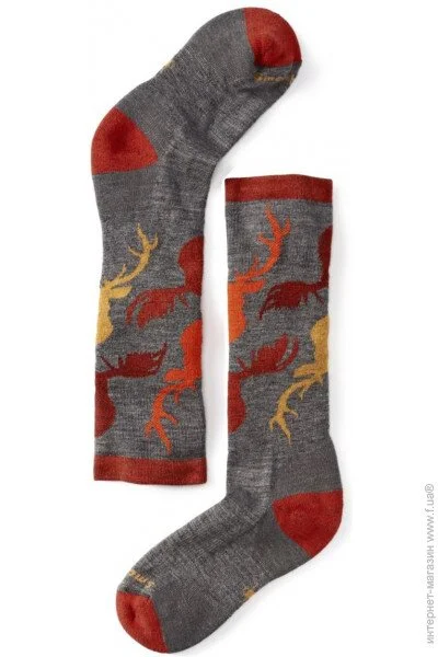  Smartwool Kids" Wintersport Camo   (Gray, XS) (SW 01323.052-XS)