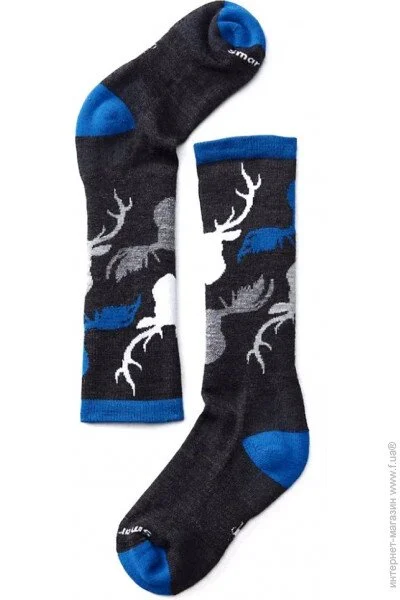  Smartwool Kid`s Wintersport Camo XS, charcoal  (01323.003-XS)
