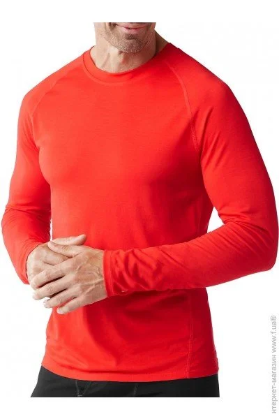  Smartwool Men"s Merino 150 Baselayer Long Sleeve   (Fire Red, S) (SW 14042.673-S)