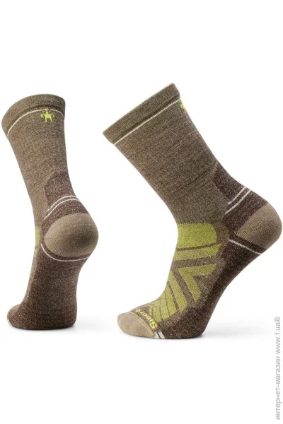  Smartwool Performance Hike Light Cushion Crew   (Military Olive/Fossil, M) (SW SW001614.M83-M)