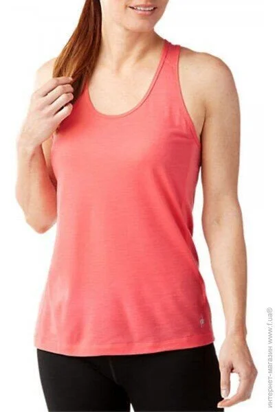 Smartwool  Smart Wool Wm's PhD Ultra Light Tank Bright Coral (1033-SW 15141.494-S)