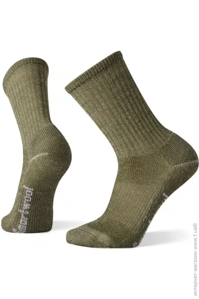   Smartwool Classic Hike Light Cushion Crew Dark Olive XL (1033-SW SW012900.D11-XL)