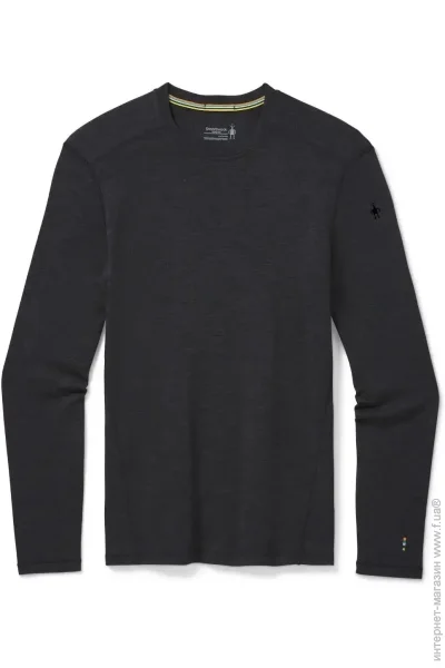  Smartwool Men's Merino 250 Baselayer Crew Boxed Charcoal Heather XL (1033-SW SW016350.010-XL)