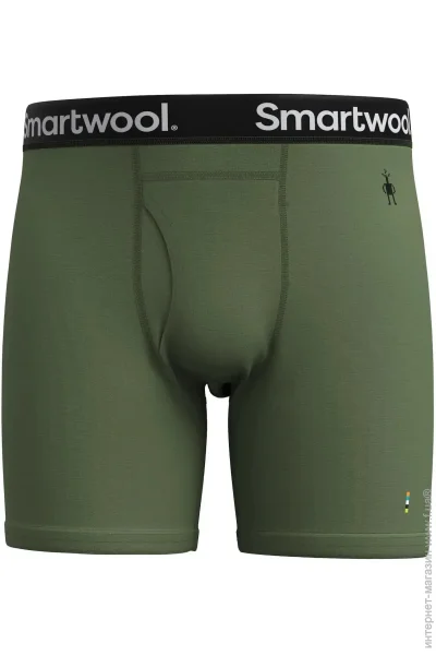 Smartwool Men's Merino Boxer Brief Boxed Fern Green S (1033-SW SW016998.N06-S)
