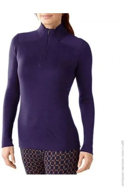  Smartwool Wms NTS Mid 250 Zip T Purple XS (1033-SW SS221.592-XS)