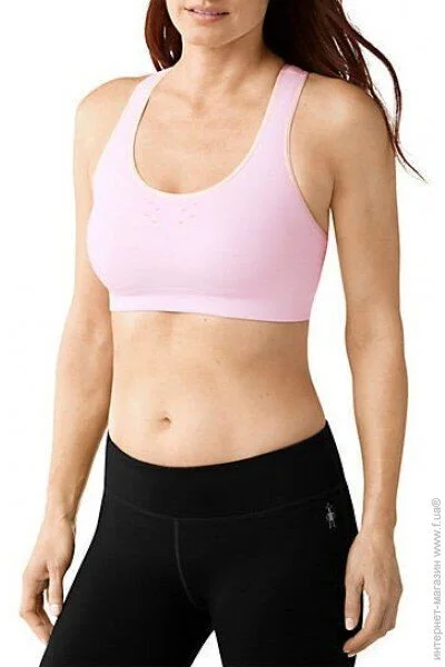   Smartwool  Wm's PhD Seamless Racerback Bra SO160 Pink Horizon Heather S (1033-SW SO160.665-S)