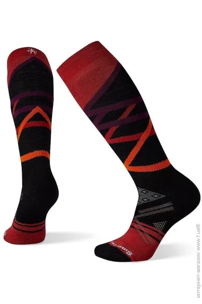  Smartwool Women"s Performance Ski Full Cushion Trellis Pattern OTC   (Pomegranate, S) (SW SW001565.G65-S)