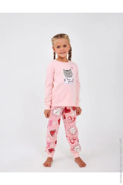 Піжама для дівчинки SMIL 104858-1 Рожевий персик р. 116 (104858-1-rozovyj-persik-56890) Піжама для дівчинки SMIL 104858-1 Рожевий персик р. 116 (104858-1-rozovyj-persik-56890)