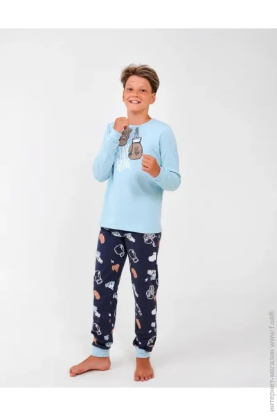 Піжама для хлопчика SMIL 104871-1 Блакитний р. 122 (104871-1-goluboj-56963) Піжама для хлопчика SMIL 104871-1 Блакитний р. 122 (104871-1-goluboj-56963)