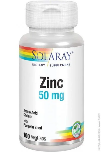Solaray Витамины Zinc 100 капсул (4384303005) Solaray Витамины Zinc 100 капсул (4384303005)