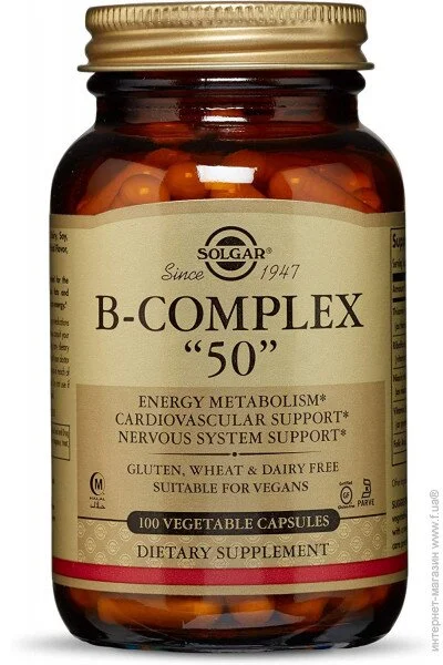 Solgar  B-Complex 50 100  (4384302830)