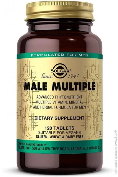 Solgar  Male Multiple 120  (4384303058)