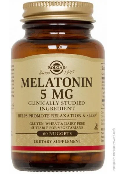  , Melatonin, Solgar, 5 , 60  