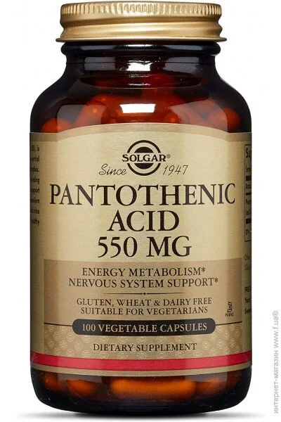 Solgar  Pantothenic Acid 100  (4384302865)