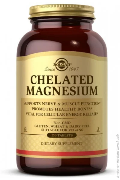 ³   Solgar Chelated Magnesium, 250 
