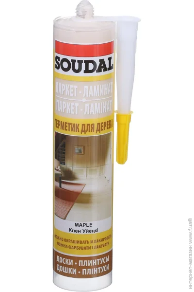 Soudal Герметик для дерева Клен 280 мл Soudal Герметик для дерева Клен 280 мл