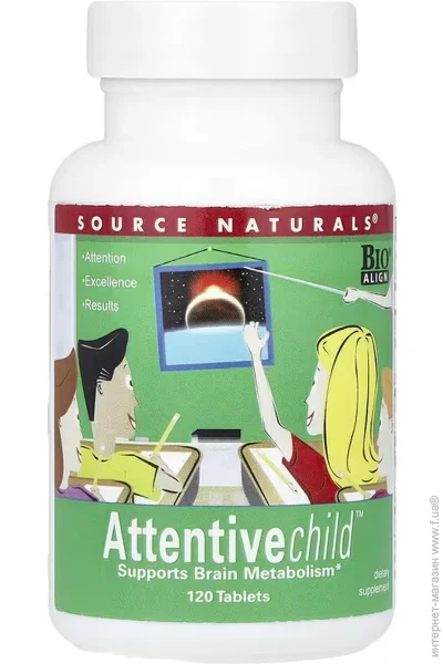 Source Naturals Attentive Child - 120 tabs (2023-10-5891)