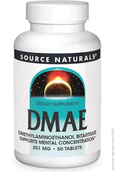 Source Naturals DMAE 351mg - 50 tabs (2023-10-4612)