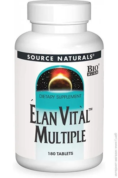   ³   Source Naturals Elan Vital Multiple, 180 