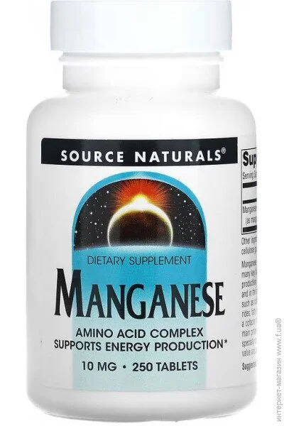 ³   Source Naturals Manganese 10 mg, 250 