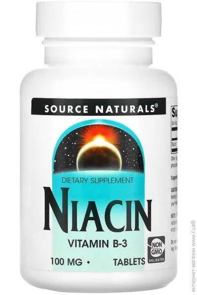 ³   Source Naturals Niacin 100 mg, 250 