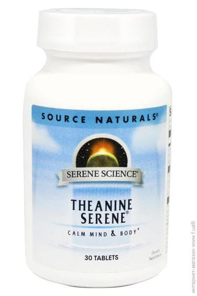  Source Naturals Theanine Serene 30 Tabs (000005108)