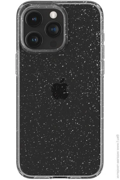  Spigen  Apple iPhone 15 Pro Liquid Crystal Glitter, Crystal Quartz (ACS06701)