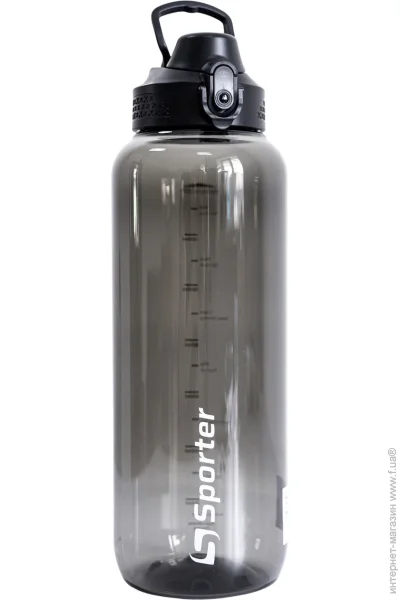 Sporter Пластикова пляшка для води 1103 - 1500 мл - чорна (822280) Sporter Пластикова пляшка для води 1103 - 1500 мл - чорна (822280)