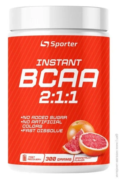  Sporter Instant BCAA 300 g /30 servings/ Grapefruit (000018770)