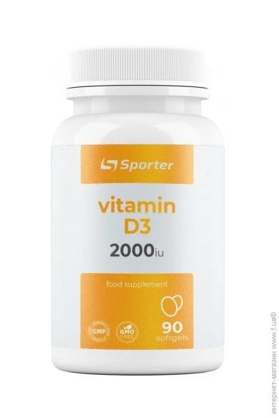  Sporter Vitamin D3 2000 ME-90  