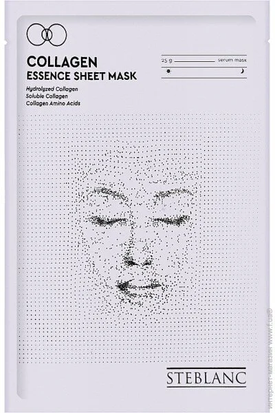 Steblanc Тканева маска-есенція COLLAGEN, 25 г (8809663753382) Steblanc Тканева маска-есенція COLLAGEN, 25 г (8809663753382)
