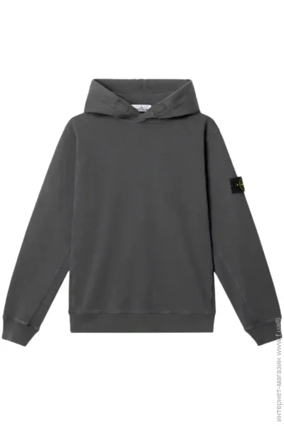  Stone Island Hooded sweatshirt with slub effect (K1S156100037-S0060-V0165-L)