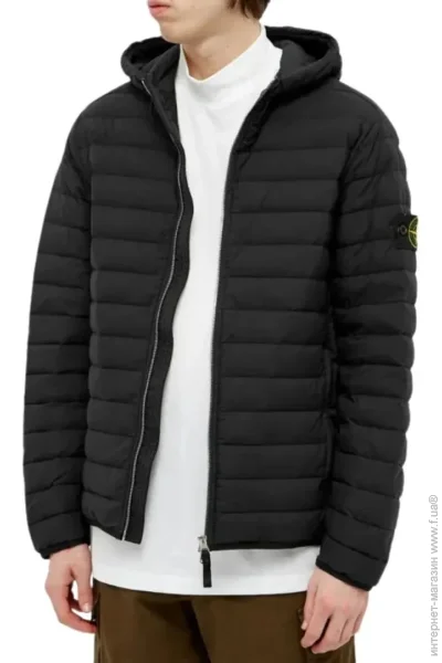  Stone Island Loom Woven Lightweight Down Jacket Black (741544525-V0029-S)