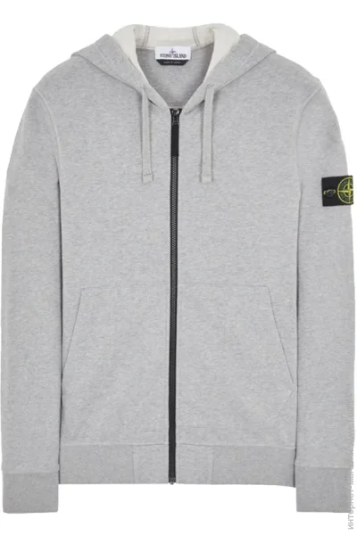  Stone Island  Zip Hoodie Grey (811564251-V0M64-2XL)