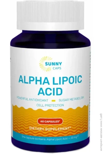  Sunny Caps Alpha Lipoic Acid 60 Caps (000022434)