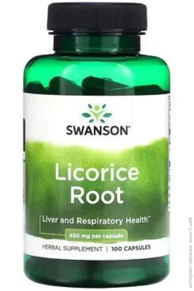   Swanson Licorice Root, 100caps (00000041840)