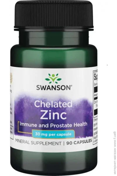    Swanson Zinc Chelated 30 mg, 90 