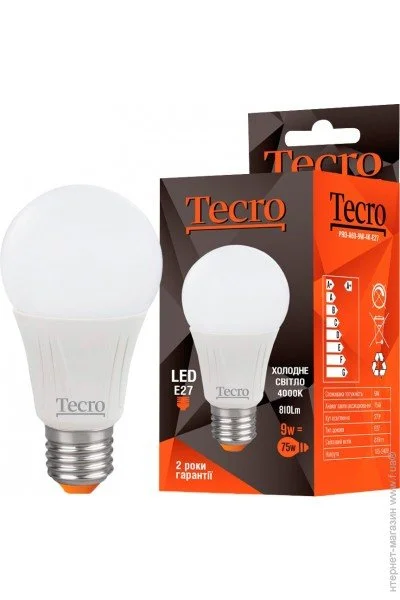   Tecro PRO-A60-9W-4K-E27