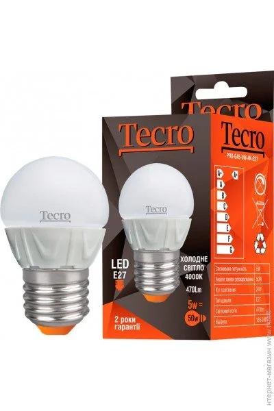   Tecro PRO-G45-5W-3K-E27