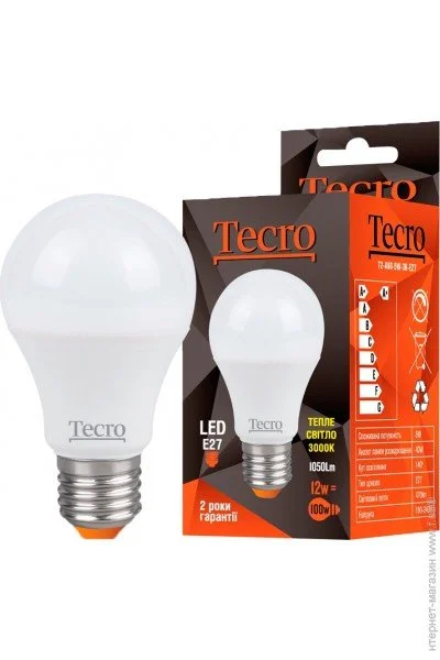   Tecro TL-A60-12W-3K-E27