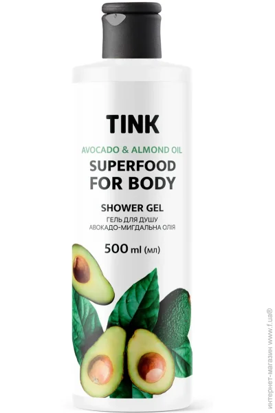 Tink Гель для душа Авокадо-Миндальное масло 500 мл Tink Гель для душа Авокадо-Миндальное масло 500 мл