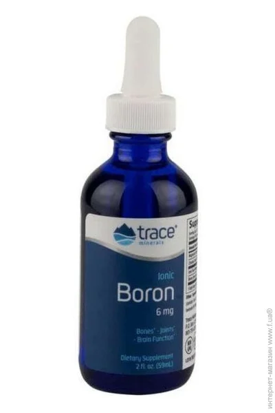 ̳ Trace Minerals Liquid Ionic Boron - 6 mg per serving 2 oz 59 ml TMR-00014 (000005575)
