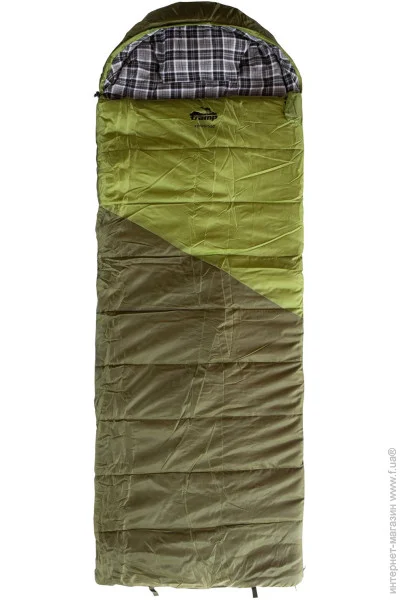 Спальник-ковдра Tramp Спальний мішок Kingwood Regular темно-оливковий лівий Спальник-ковдра Tramp Спальний мішок Kingwood Regular темно-оливковий лівий