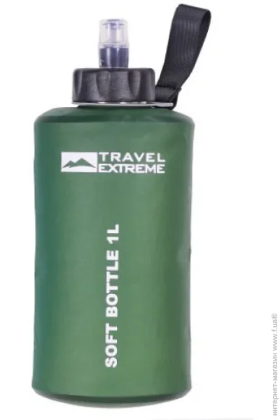 Travel Extreme  Soft Bottle 1000 ml Green (1060-TE09507)