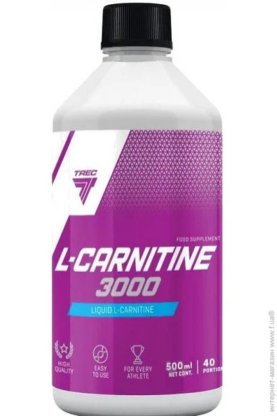  Trec Nutrition L-Carnitine 3000 500 ml /40 servings/ Apricot (000021213)