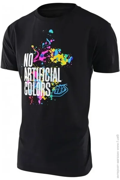 Troy Lee Designs  TLD No Artificial Colors SS Tee Black L (1106-701560004)
